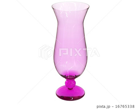 pink glass 3d render on white background 16765338