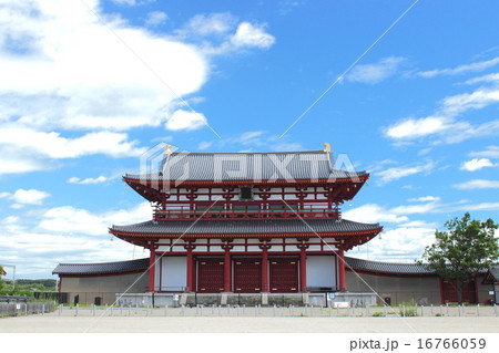 奈良県 平城宮跡 朱雀門 奈良県 平城宮跡 朱雀門 16766059