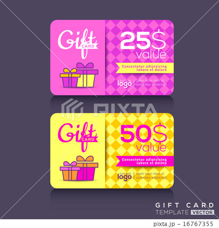 Colorful Gift card Design Template 16767355