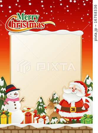 クリスマス 背景のイラスト素材