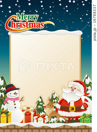 クリスマス 背景のイラスト素材 16768337 Pixta