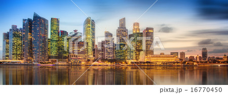 Singapore Skyline and view of Marina Bay Singapore Skyline and view of Marina Bay 16770450