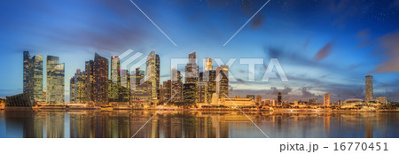 Singapore Skyline and view of Marina Bay 16770451