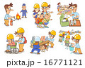 防災　災害　助け合い　ボランティア 16771121