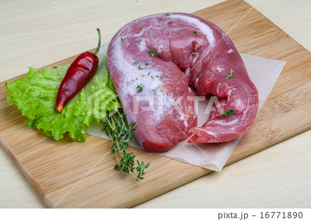 Raw pork tenderloin 16771890