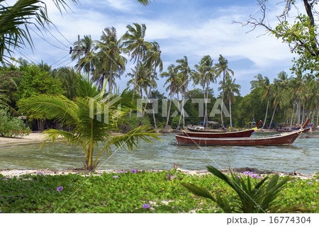 Fisherman Boat in Koh Mook Coast Line. 16774304