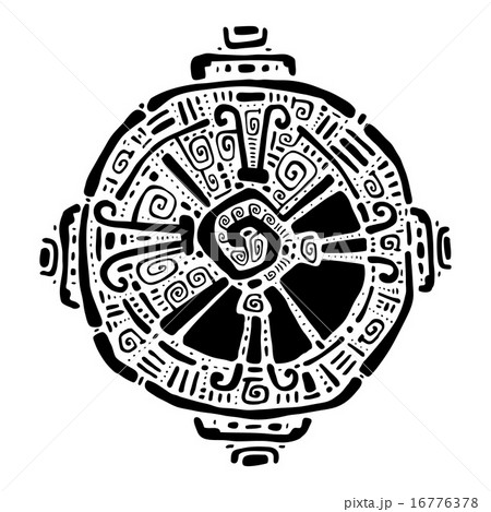 Hunab Ku.  Mayan symbol. Vector illustration. 16776378