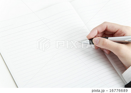 無地ノートへの記入 16776689