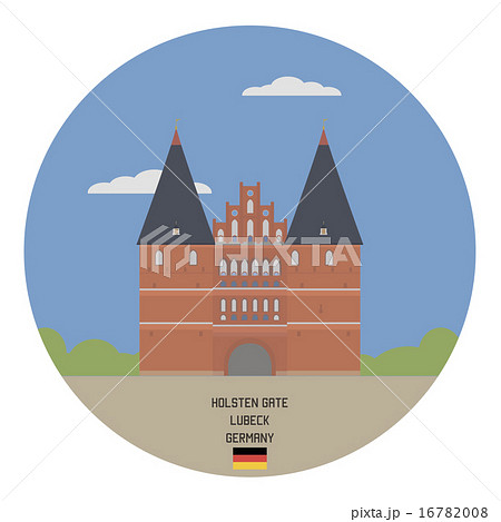 Holsten Gate. Lubeck Holsten Gate. Lubeck 16782008
