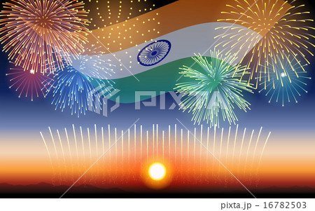 India holiday and festival background (Fireworks) 16782503