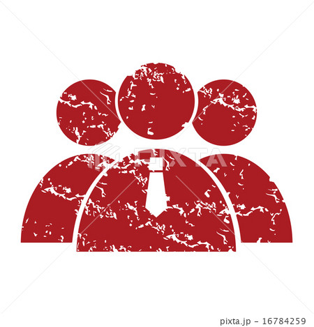 Red grunge leader of the team logo 16784259