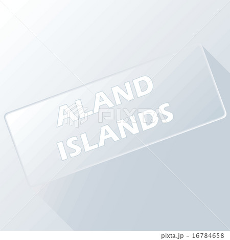 Aland islands unique button 16784658