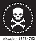 Skull Vector Illustration. Original graphic sign. 16784762