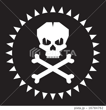 Skull Vector Illustration. Original graphic sign. 16784762
