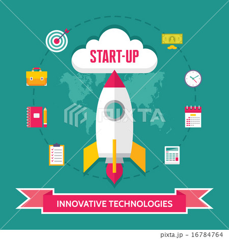 Start-Up Creative Illustration - Vector Icons Set. 16784764