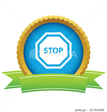 Gold stop logo Gold stop logo 16784998