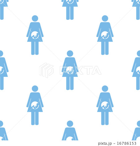 Pregnancy seamless pattern 16786153