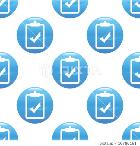 Tick mark on clipboard pattern 16786161