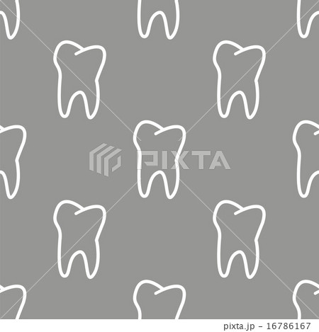 Tooth seamless pattern 16786167
