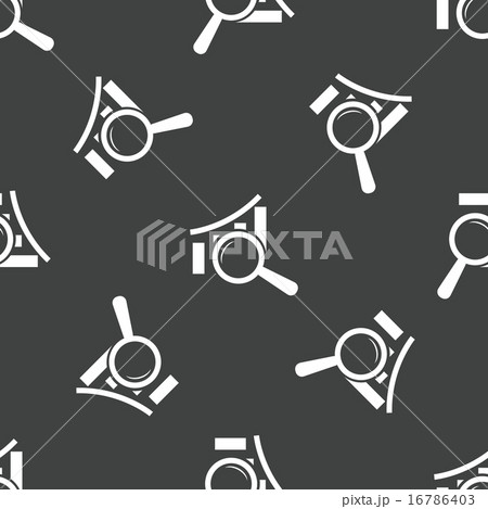 Graph under loupe pattern Graph under loupe pattern 16786403