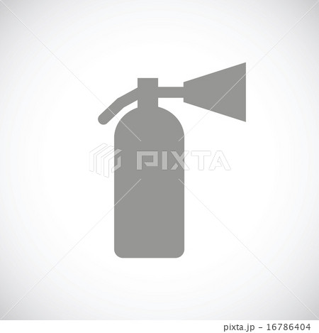 Fire extinguisher black icon 16786404