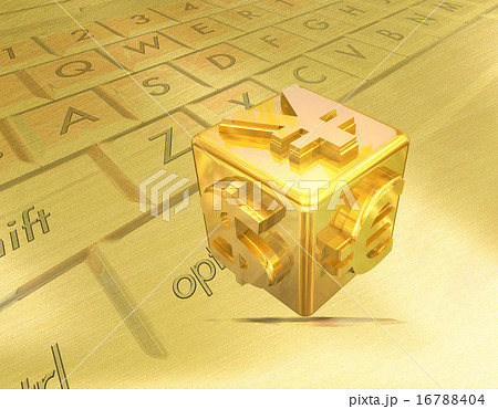 金融相場で為替通貨のダイスを振る 16788404