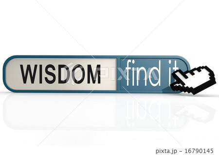 Wisdom word on the blue find it banner Wisdom word on the blue find it banner 16790145