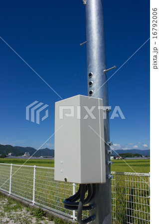 起こるかもしれない東南海沖地震や自然災害に備えて防災無線アンテナスピーカーが設置された 16792006