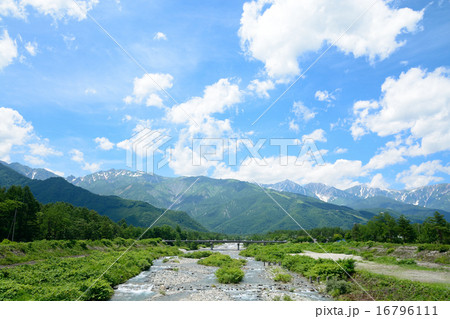 白馬村風景 16796111