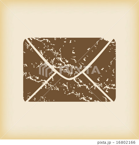 Grungy letter icon 16802166