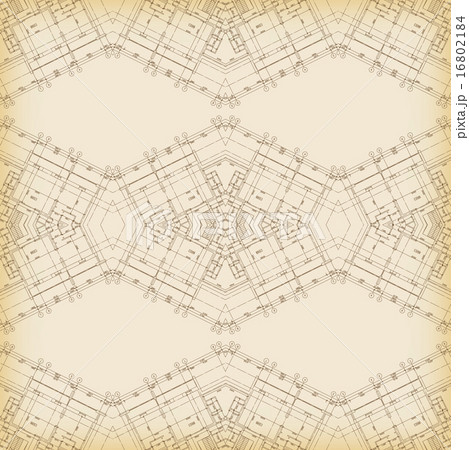 Kaleidoscopically reflected architecture background Kaleidoscopically reflected architecture background 16802184