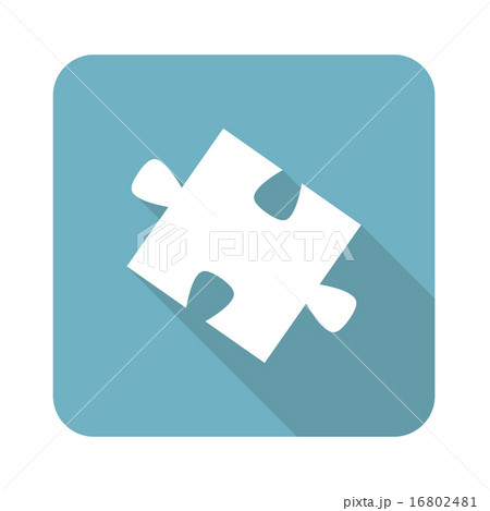 Square puzzle piece icon 16802481