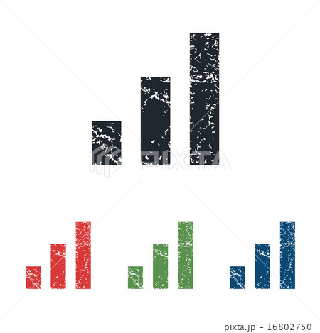 Volume scale grunge icon set 16802750