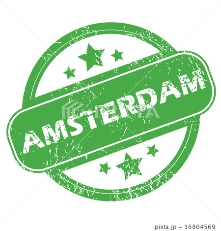 Amsterdam green stamp 16804569