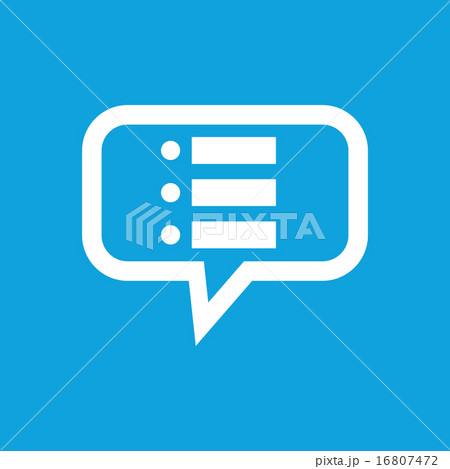 Dotted list message icon 16807472