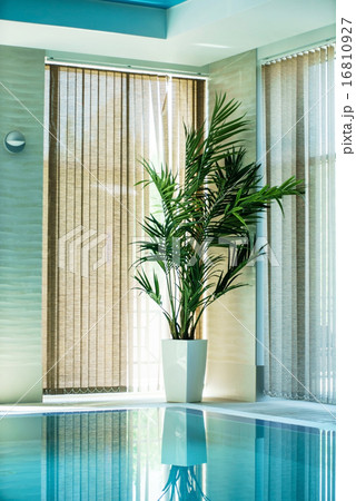 Luxury swimming pools in a spa hotel 16810927