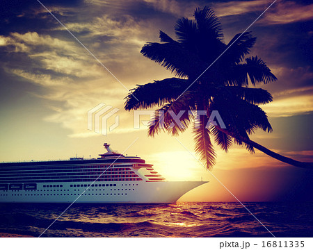 Yacht Cruise Ship Sea Ocean Tropical Scenic Concept Yacht Cruise Ship Sea Ocean Tropical Scenic Concept 16811335