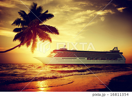 Yacht Cruise Ship Sea Ocean Tropical Scenic Concept Yacht Cruise Ship Sea Ocean Tropical Scenic Concept 16811354