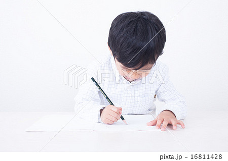 勉強する子供 16811428