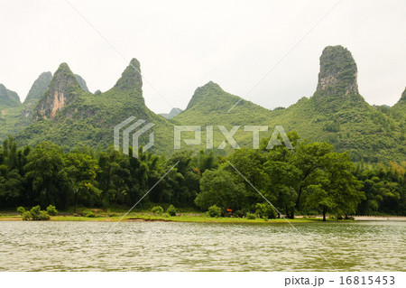 Beautiful karst mountains li river Beautiful karst mountains li river 16815453
