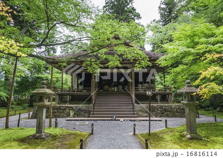 京都 三千院 往生極楽院の写真素材