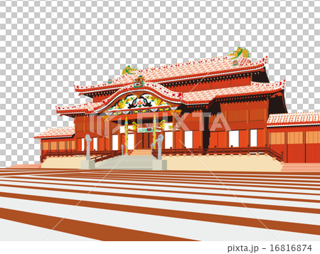 Shuri castle diagonal 16816874