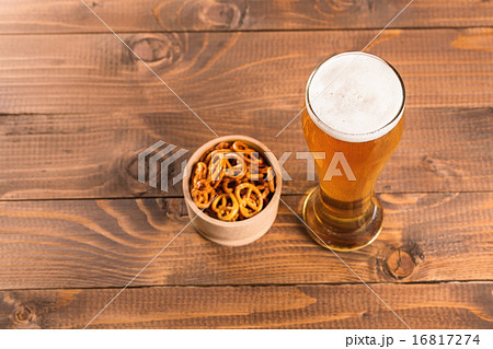 Oktoberfest Beer Mug and traditional pretzels Oktoberfest Beer Mug and traditional pretzels 16817274