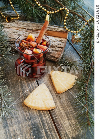 cup of hot mulled wine for Christmas cup of hot mulled wine for Christmas 16821610