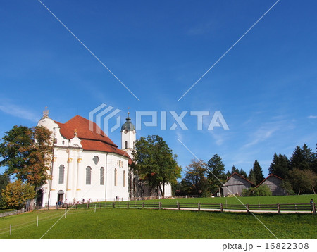 世界遺産　ドイツ　ヴィースの巡礼協会 16822308