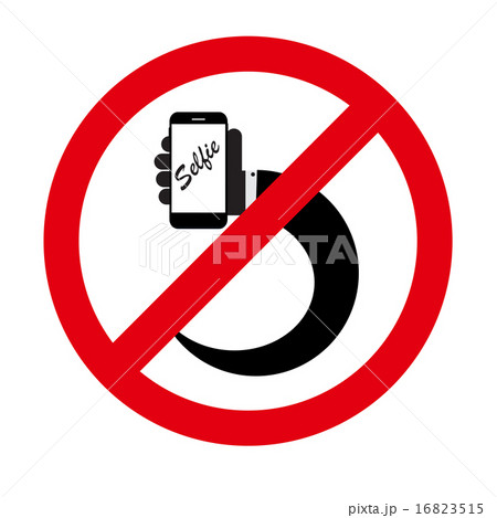 Flat Selfie Icon Vector Illustration 16823515