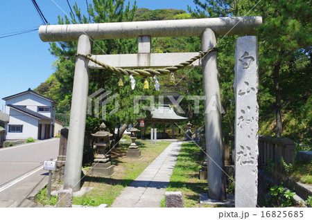 新潟県 糸魚川市能生 能生白山神社 一の鳥居と参道 新潟県 糸魚川市能生 能生白山神社 一の鳥居と参道 16825685