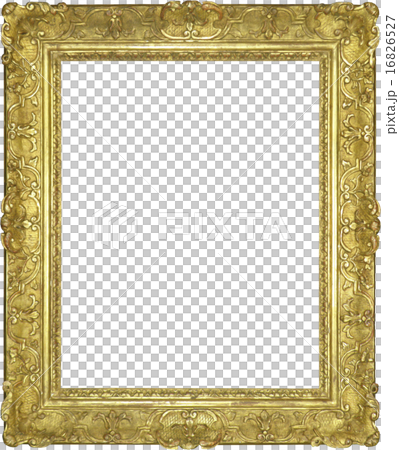 Background Transparent Antique Picture Frame Stock Illustration