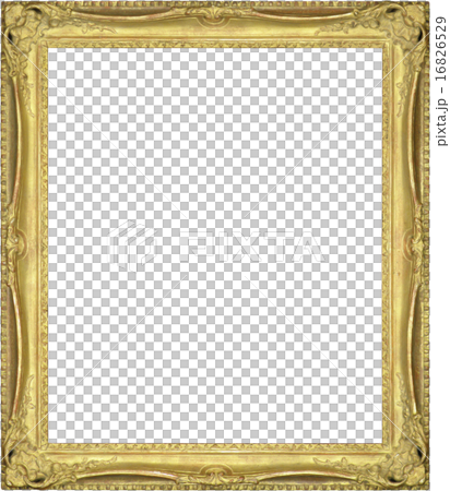 Background Transparent Antique Picture Frame Stock Illustration