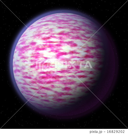 Abstract planet generated texture background 16829202